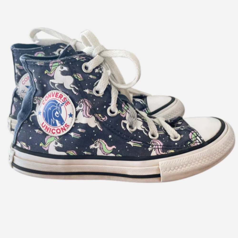Girl's Unicorn Converse Size 12